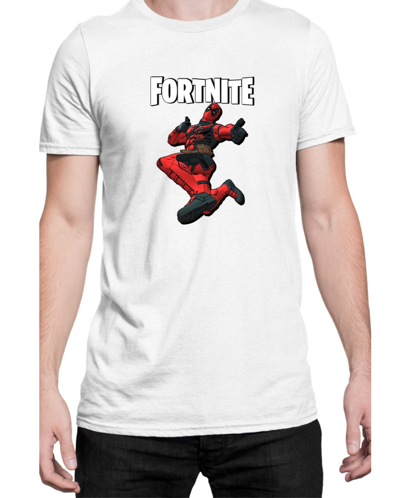 Мъжка Тениска Fortnite Battle Royal Epic Game Skin Deadpool