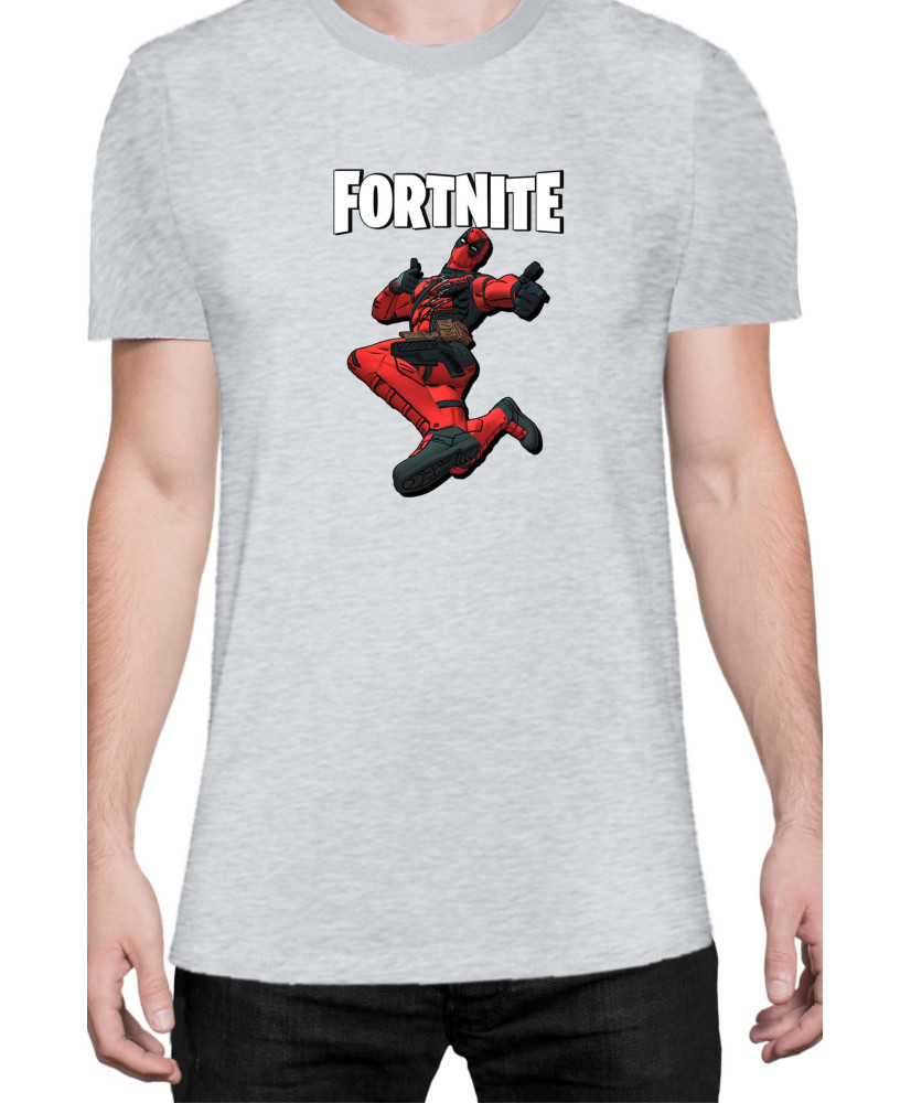 Мъжка Тениска Fortnite Battle Royal Epic Game Skin Deadpool