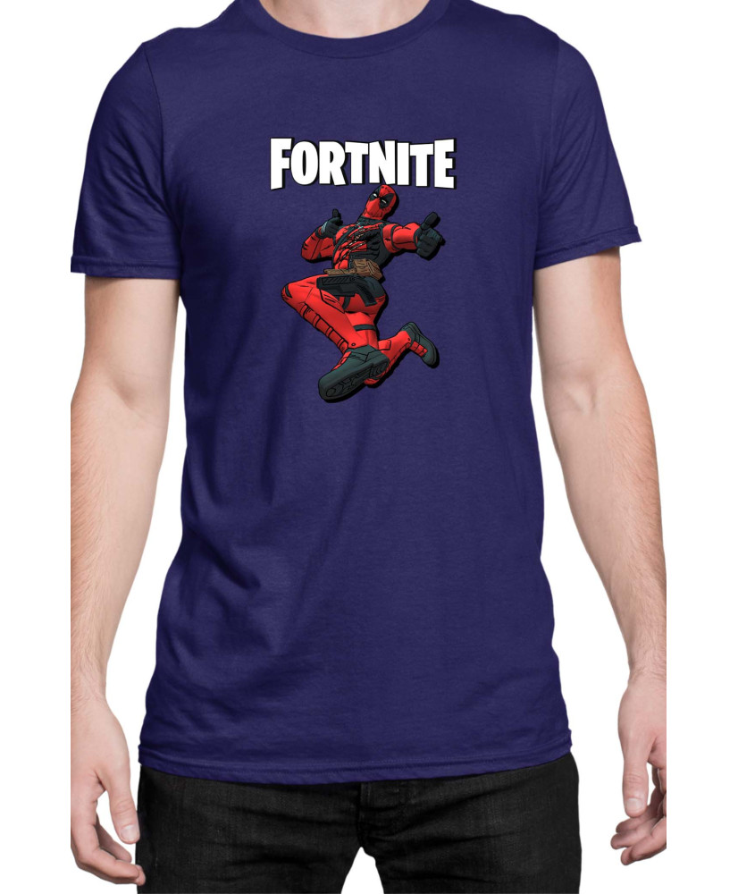 Мъжка Тениска Fortnite Battle Royal Epic Game Skin Deadpool