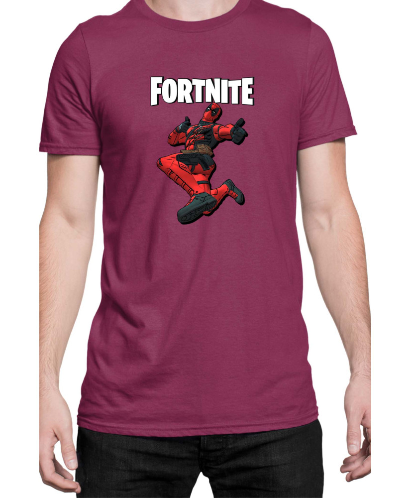 Мъжка Тениска Fortnite Battle Royal Epic Game Skin Deadpool