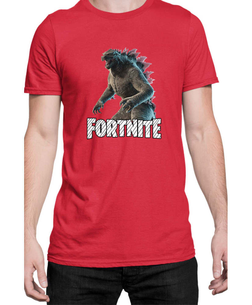 Мъжка Тениска Fortnite Battle Royal Epic Game Skin Godzilla