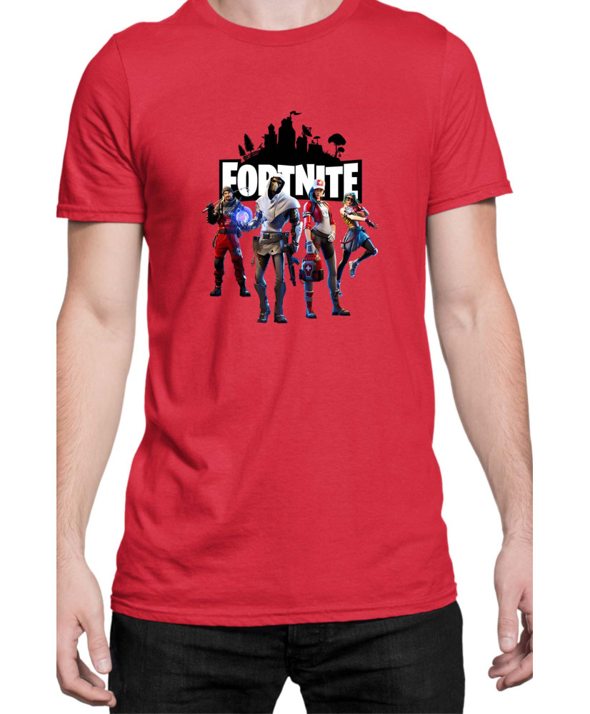 Мъжка Тениска Fortnite Battle Royal Epic Game Skin Great Four