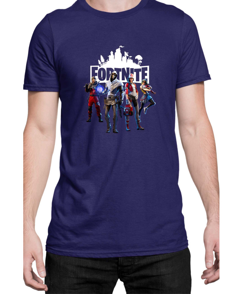 Мъжка Тениска Fortnite Battle Royal Epic Game Skin Great Four