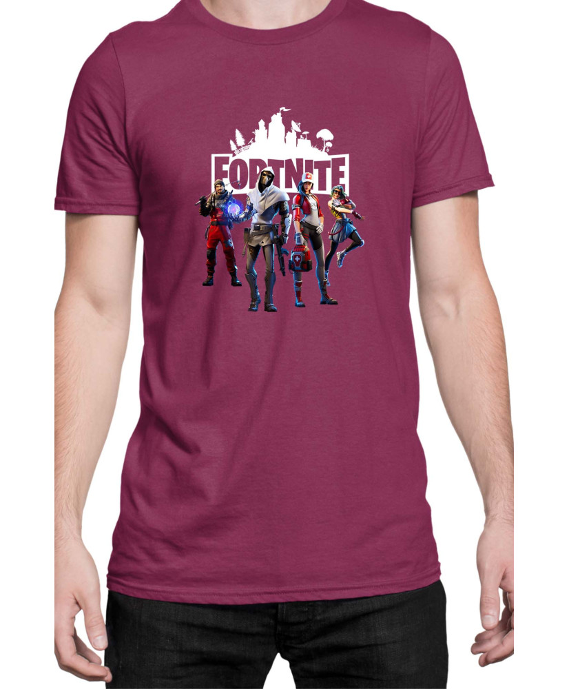 Мъжка Тениска Fortnite Battle Royal Epic Game Skin Great Four