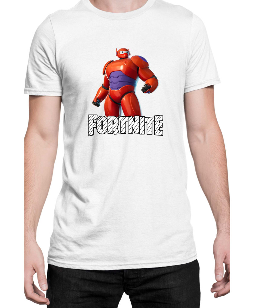 Мъжка Тениска Fortnite Battle Royal Epic Game Skin Hero Baymax