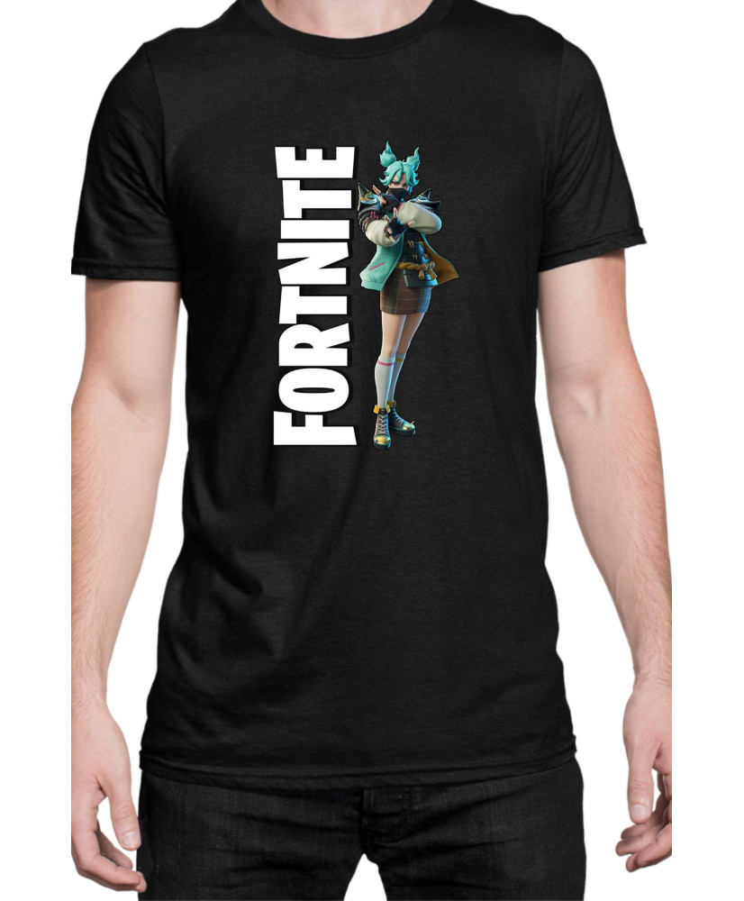 Мъжка Тениска Fortnite Battle Royal Epic Game Skin Jade 02