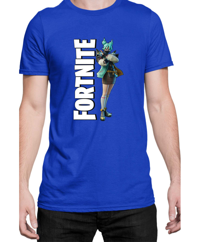 Мъжка Тениска Fortnite Battle Royal Epic Game Skin Jade 02