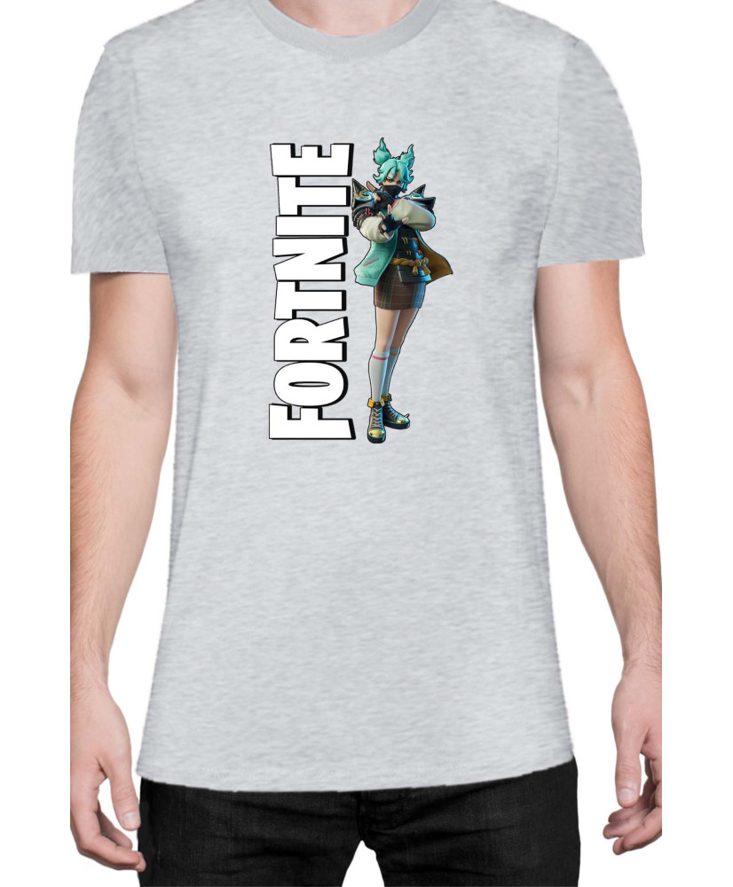 Мъжка Тениска Fortnite Battle Royal Epic Game Skin Jade 02