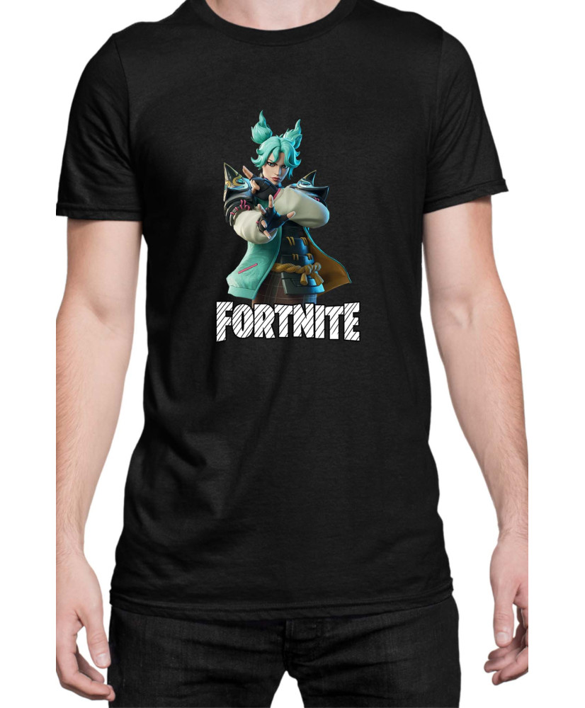 Мъжка Тениска Fortnite Battle Royal Epic Game Skin Jade 01