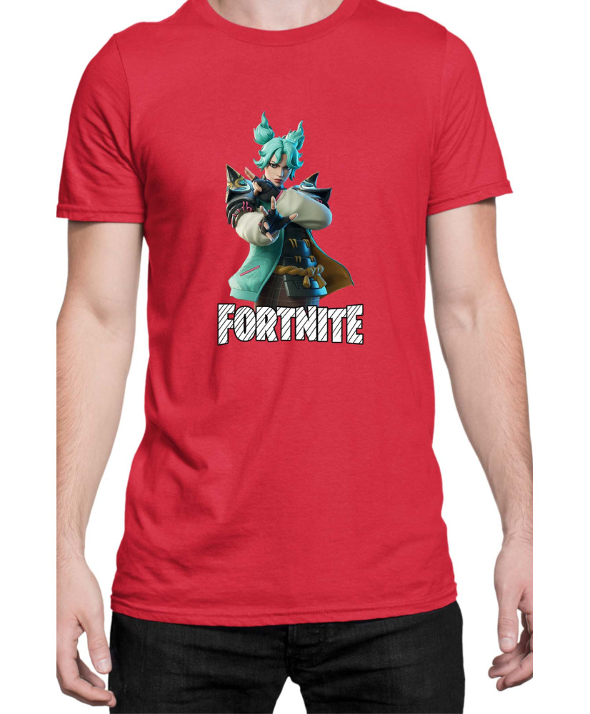 Мъжка Тениска Fortnite Battle Royal Epic Game Skin Jade 01