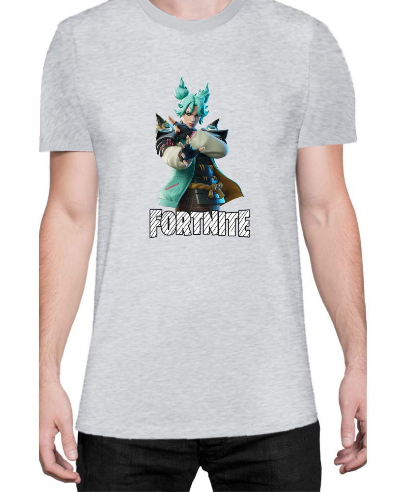 Мъжка Тениска Fortnite Battle Royal Epic Game Skin Jade 01