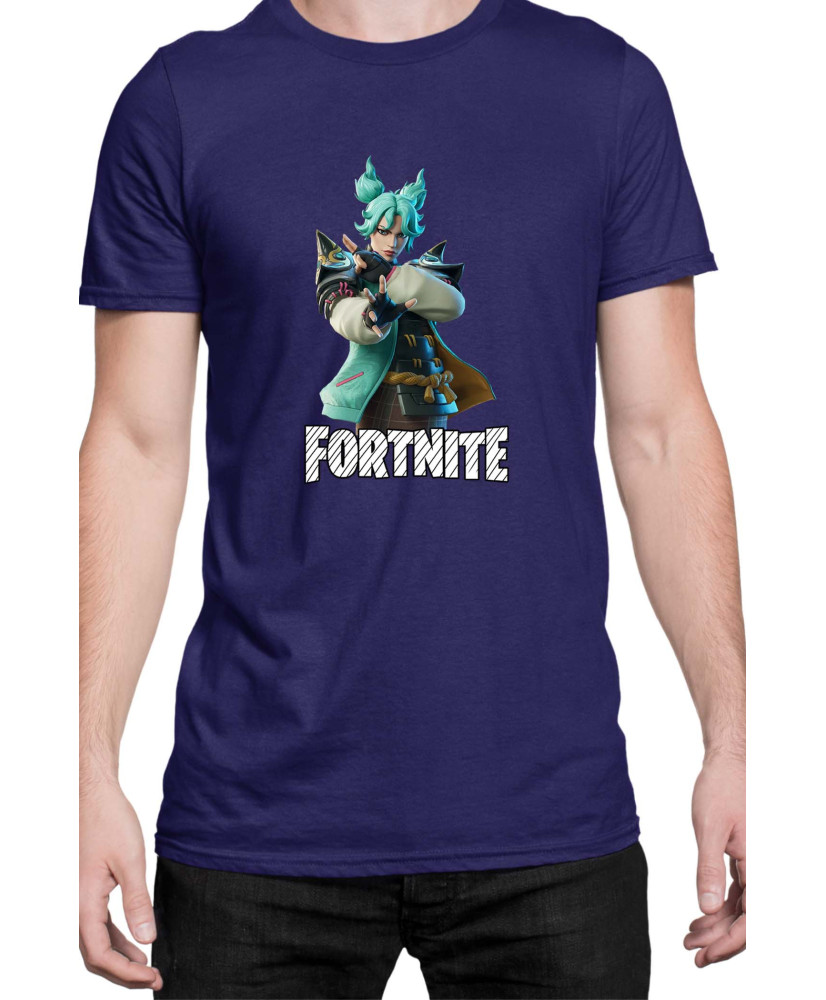 Мъжка Тениска Fortnite Battle Royal Epic Game Skin Jade 01