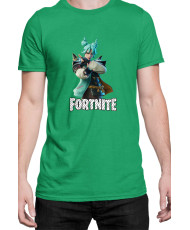 Мъжка Тениска Fortnite Battle Royal Epic Game Skin Jade 01