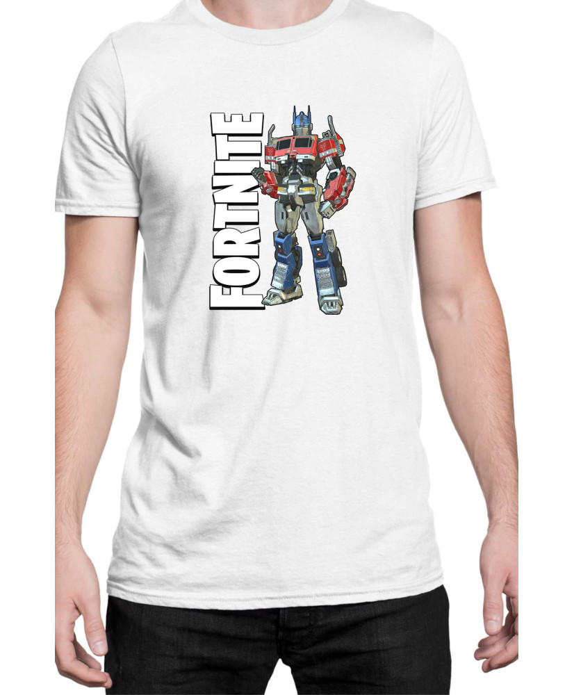 Мъжка Тениска Fortnite Battle Royal Epic Game Skin Optimus Prime