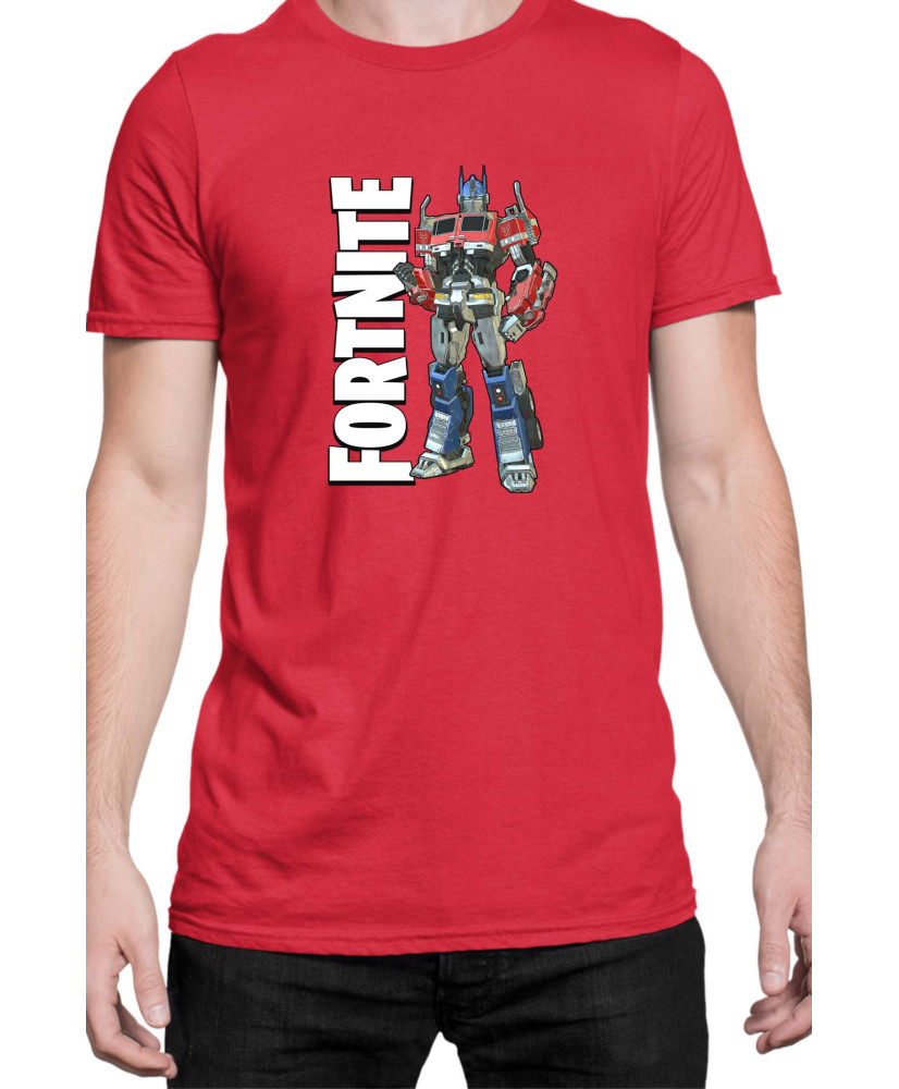 Мъжка Тениска Fortnite Battle Royal Epic Game Skin Optimus Prime