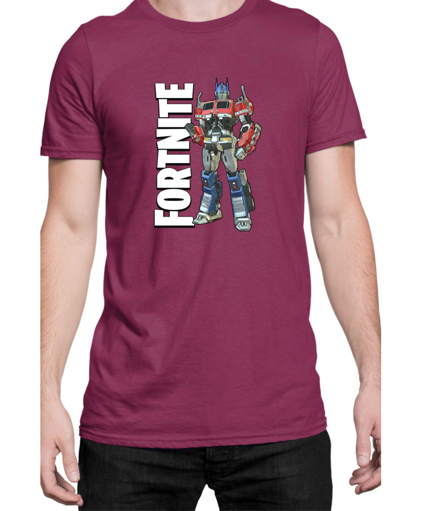 Мъжка Тениска Fortnite Battle Royal Epic Game Skin Optimus Prime