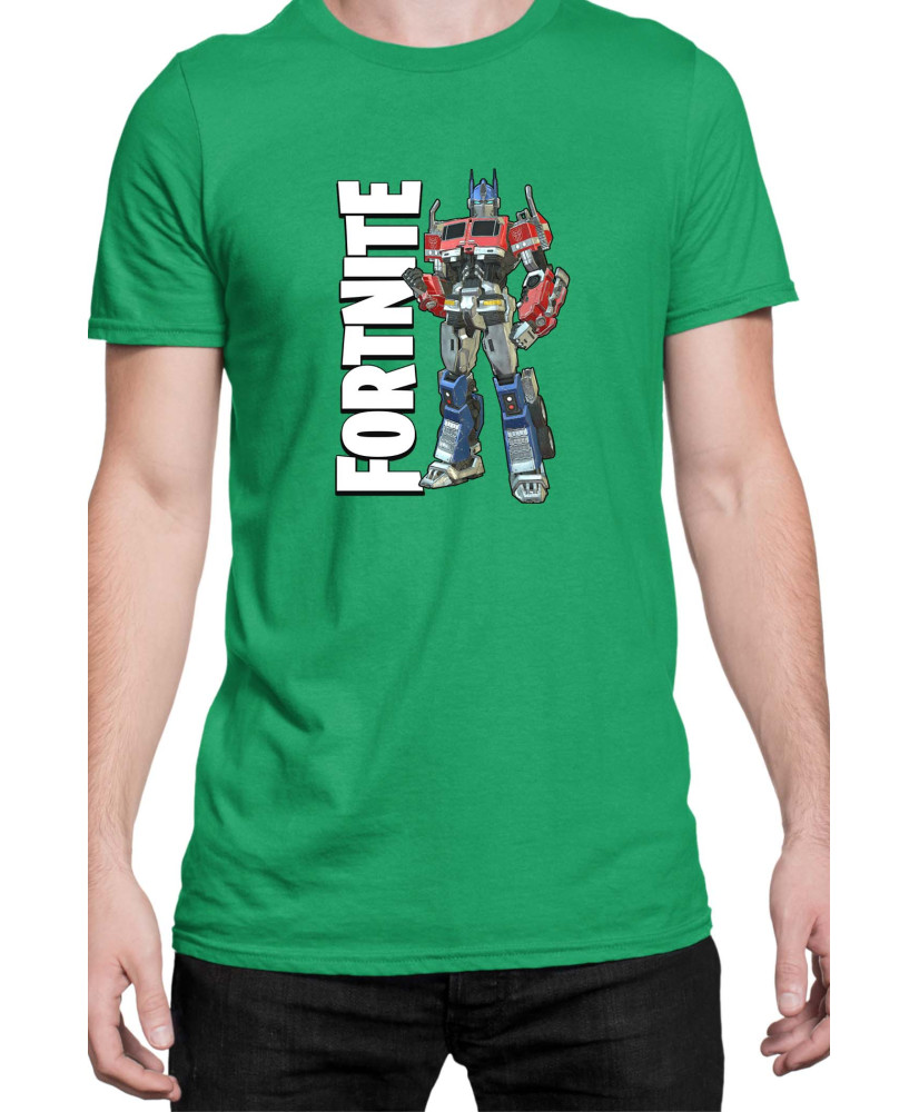 Мъжка Тениска Fortnite Battle Royal Epic Game Skin Optimus Prime