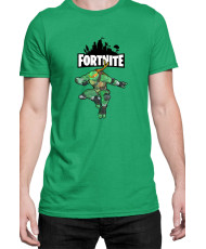 Мъжка Тениска Fortnite Battle Royal Epic Game Skin Tmnt Michelangelo