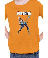Детска Тениска Fortnite Battle Royale Game Guitar Hero