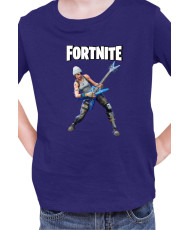 Детска Тениска Fortnite Battle Royale Game Guitar Hero