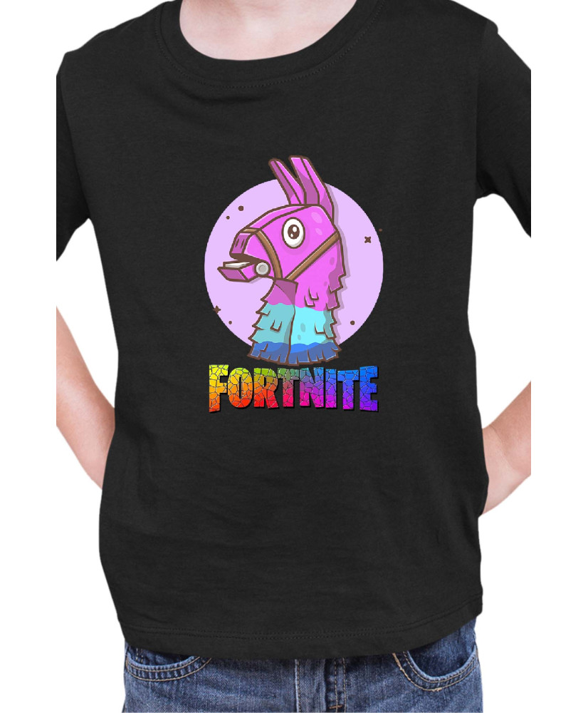 Детска Тениска Fortnite Battle Royale Game Lama Head