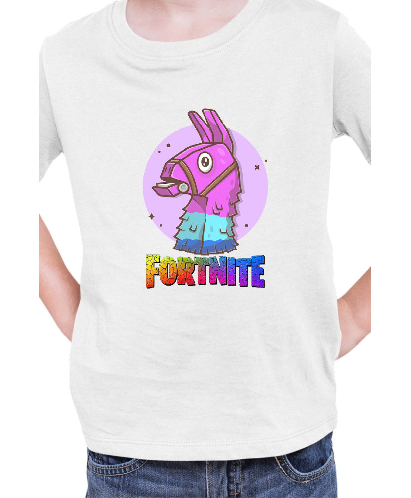 Детска Тениска Fortnite Battle Royale Game Lama Head