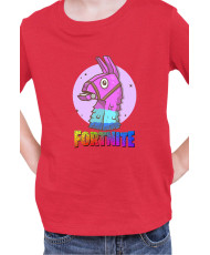 Детска Тениска Fortnite Battle Royale Game Lama Head