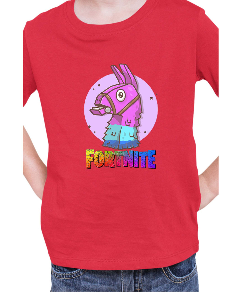 Детска Тениска Fortnite Battle Royale Game Lama Head