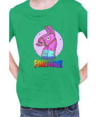 Детска Тениска Fortnite Battle Royale Game Lama Head