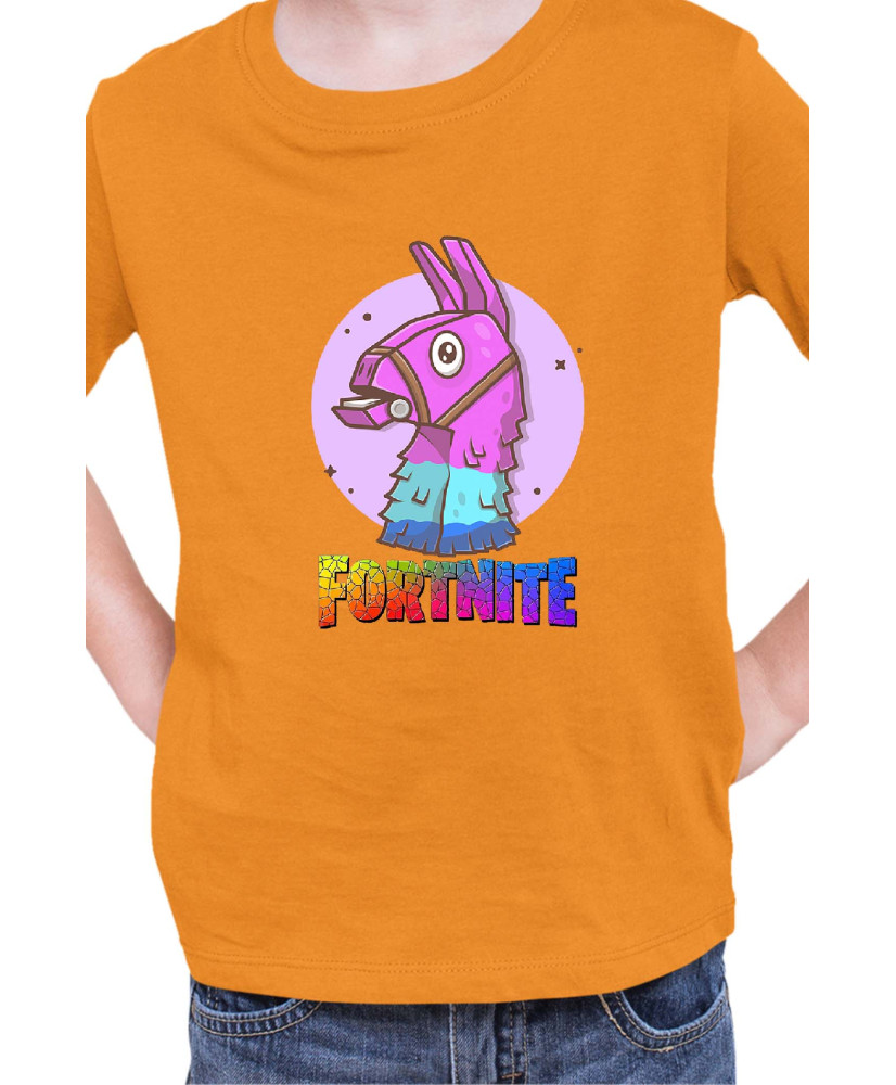 Детска Тениска Fortnite Battle Royale Game Lama Head