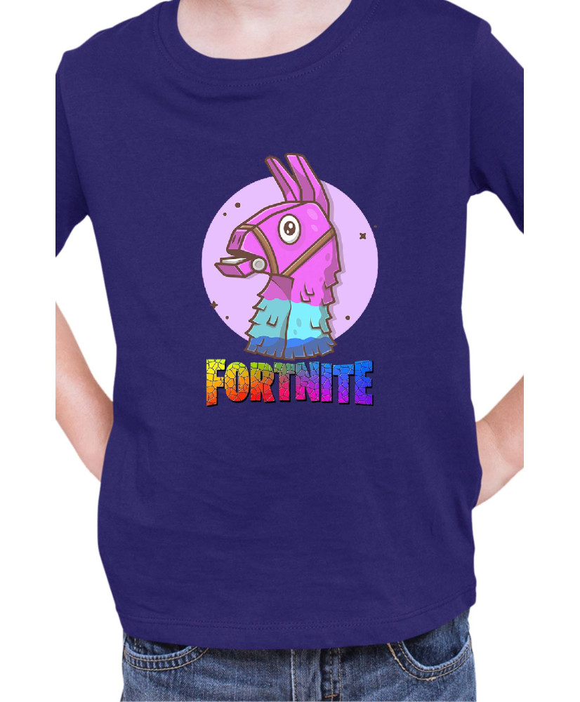 Детска Тениска Fortnite Battle Royale Game Lama Head
