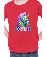 Детска Тениска Fortnite Battle Royale Game Lama Unicorn
