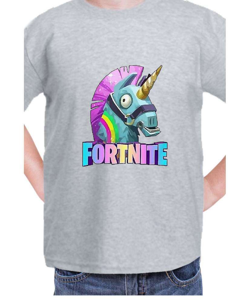 Детска Тениска Fortnite Battle Royale Game Lama Unicorn