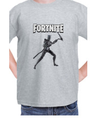 Детска Тениска Fortnite Battle Royale Game Lynx Scythe
