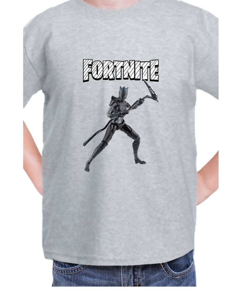 Детска Тениска Fortnite Battle Royale Game Lynx Scythe