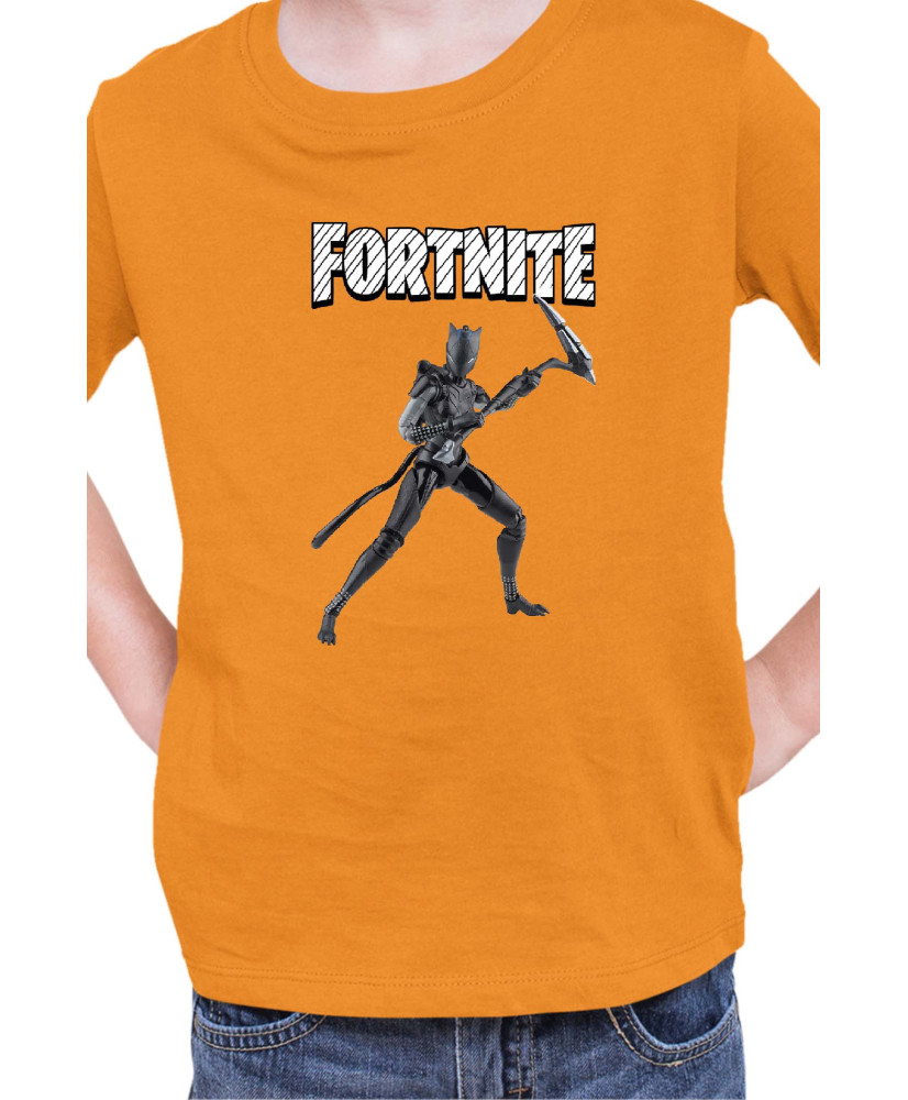 Детска Тениска Fortnite Battle Royale Game Lynx Scythe