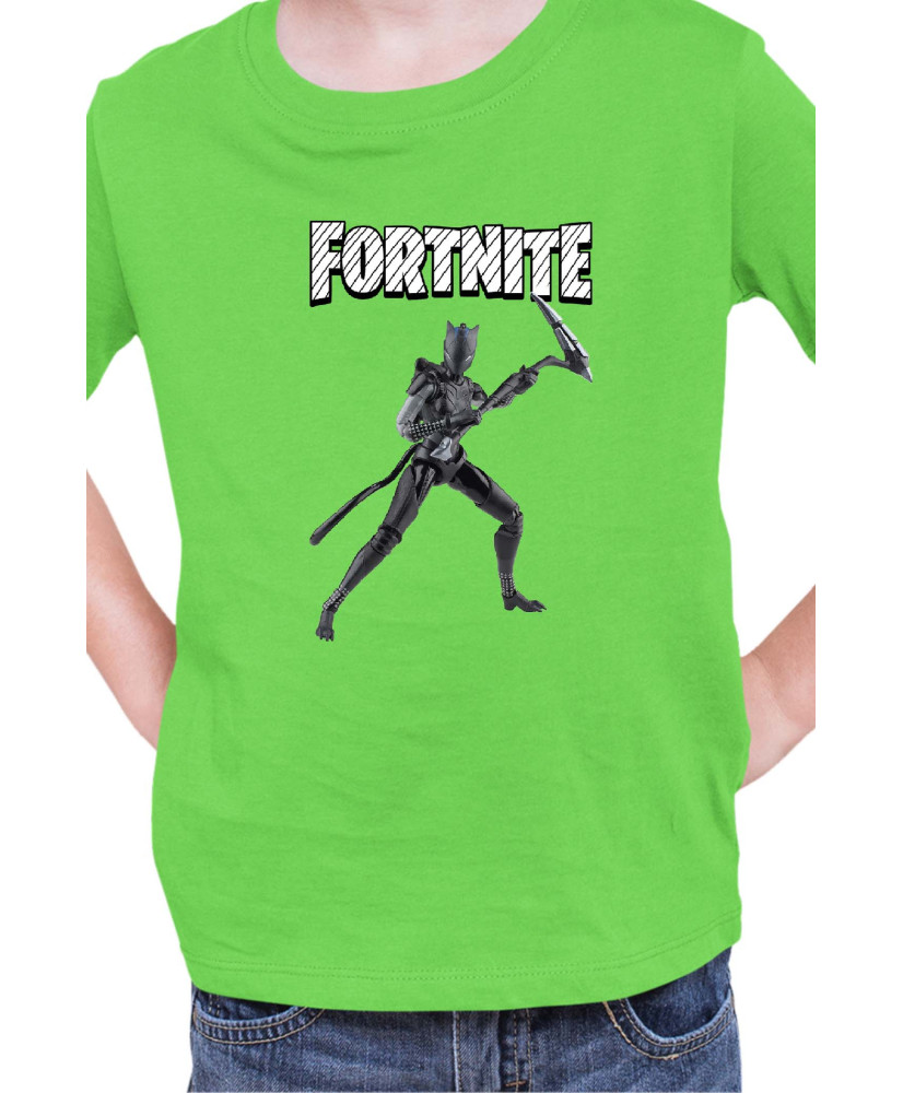 Детска Тениска Fortnite Battle Royale Game Lynx Scythe