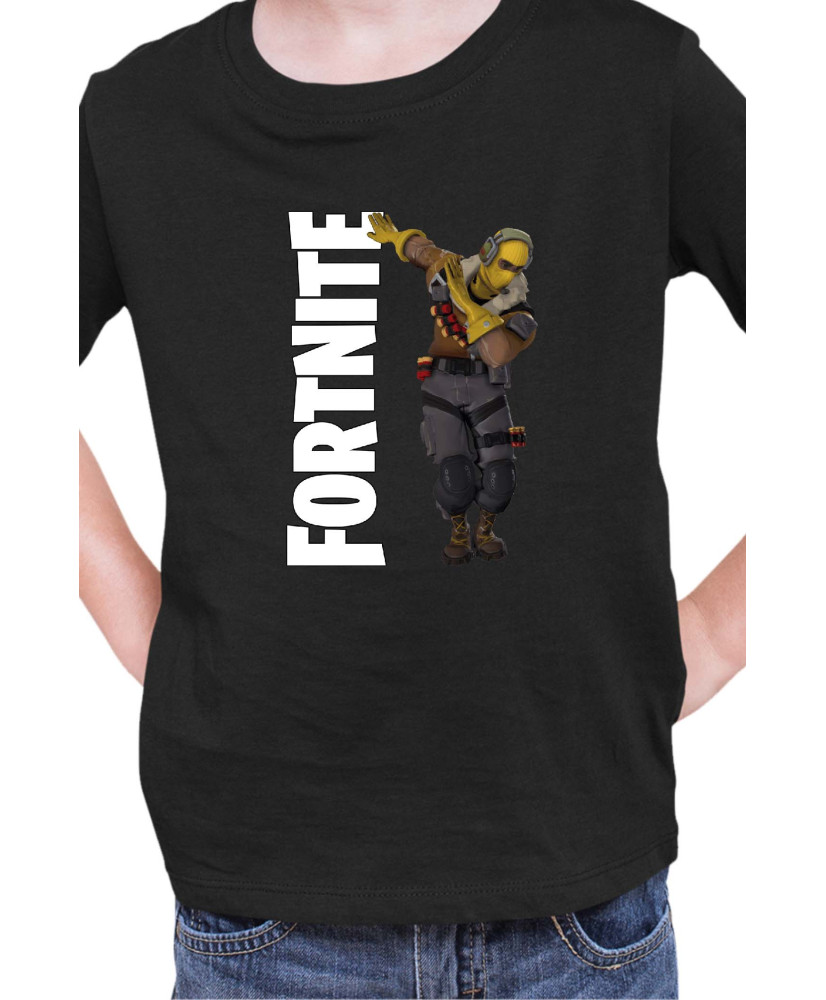 Детска Тениска Fortnite Battle Royale Game Raptor Dabbing