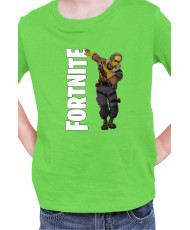 Детска Тениска Fortnite Battle Royale Game Raptor Dabbing