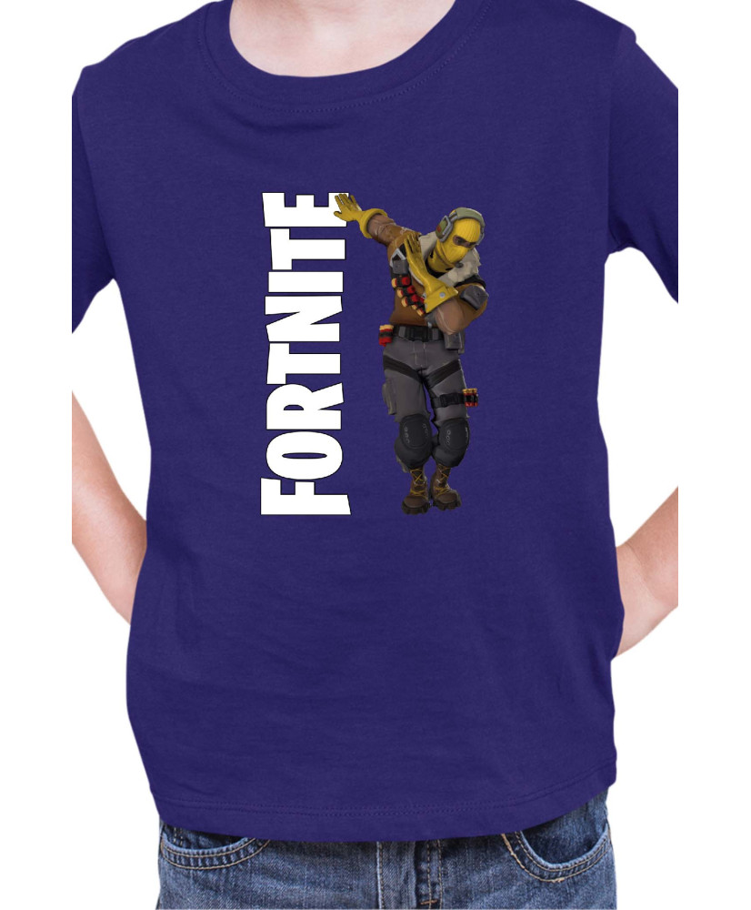 Детска Тениска Fortnite Battle Royale Game Raptor Dabbing