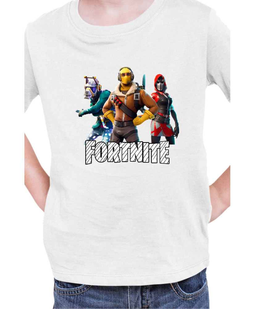 Детска Тениска Fortnite Battle Royale Game Raptor Squad