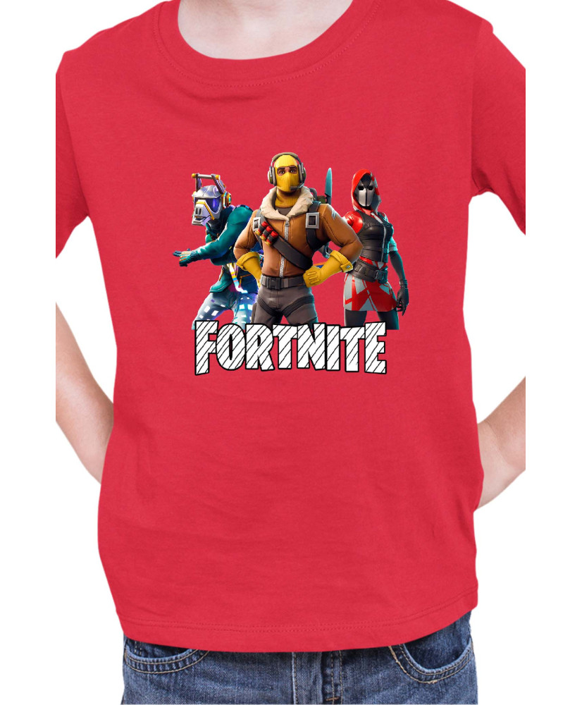Детска Тениска Fortnite Battle Royale Game Raptor Squad
