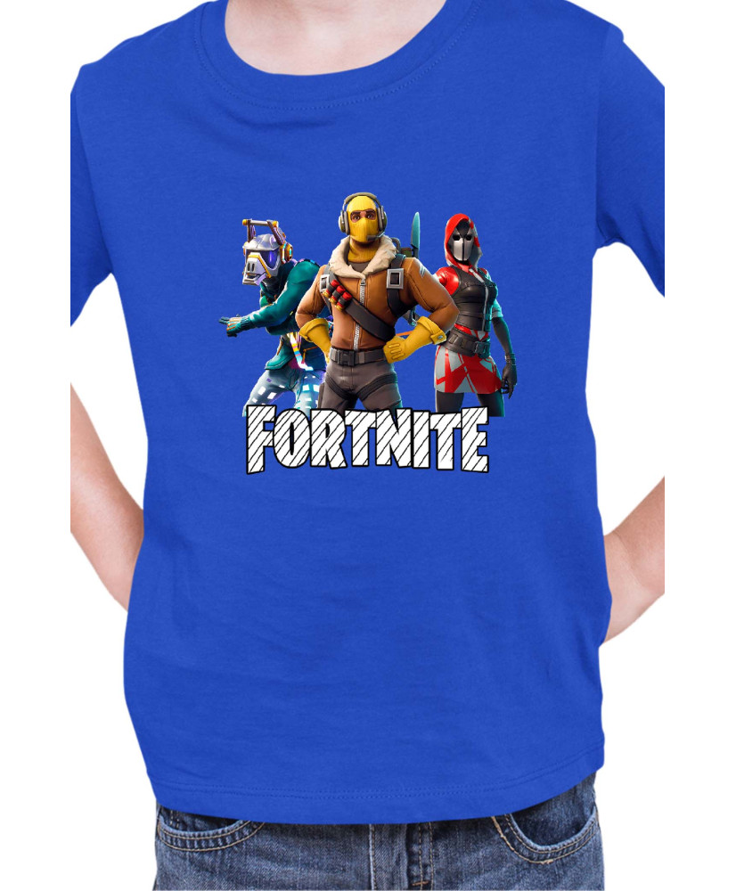 Детска Тениска Fortnite Battle Royale Game Raptor Squad Детска Тениска Fortnite Battle Royale Game Raptor Squad