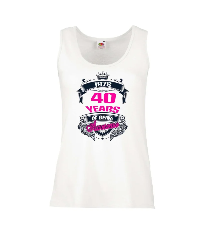 Дамски потник 40 years of being awesome Дамски потник 40 years of being awesome