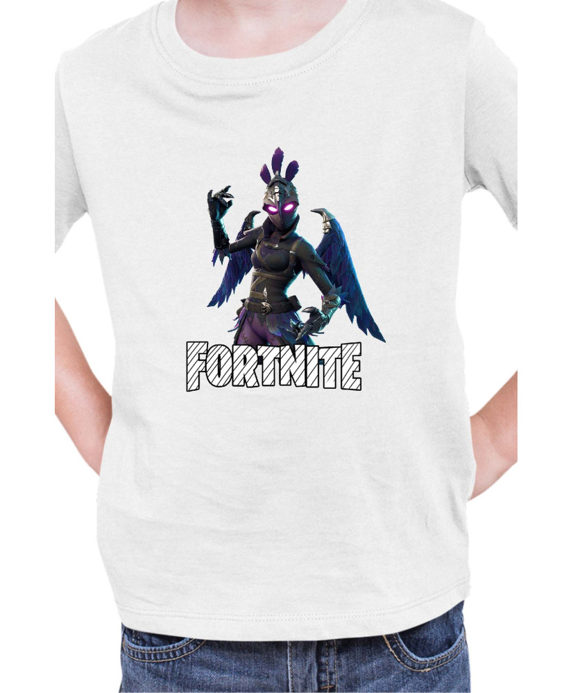 Детска Тениска Fortnite Battle Royale Game Raven 3