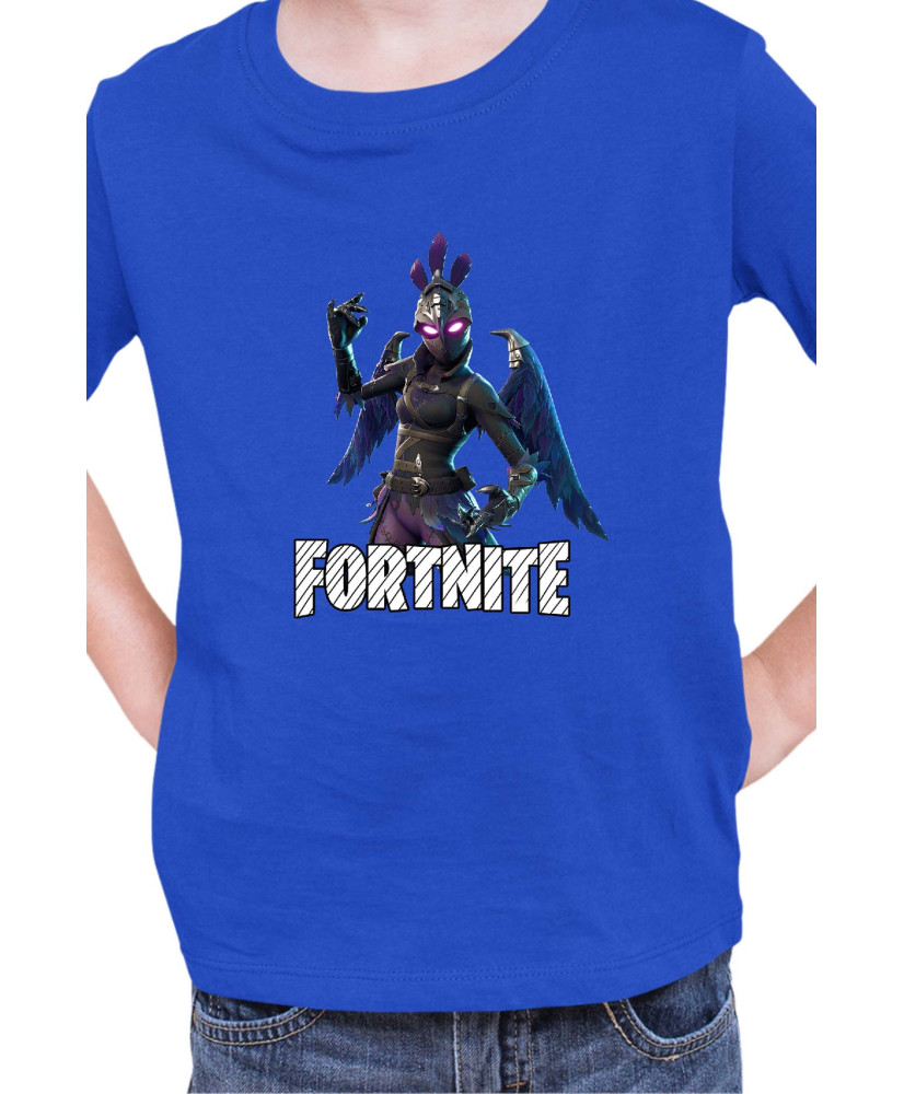 Детска Тениска Fortnite Battle Royale Game Raven 3
