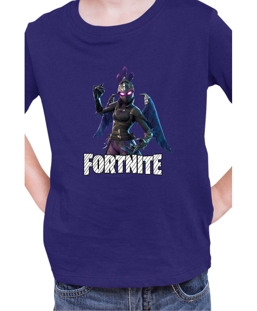 Детска Тениска Fortnite Battle Royale Game Raven 3