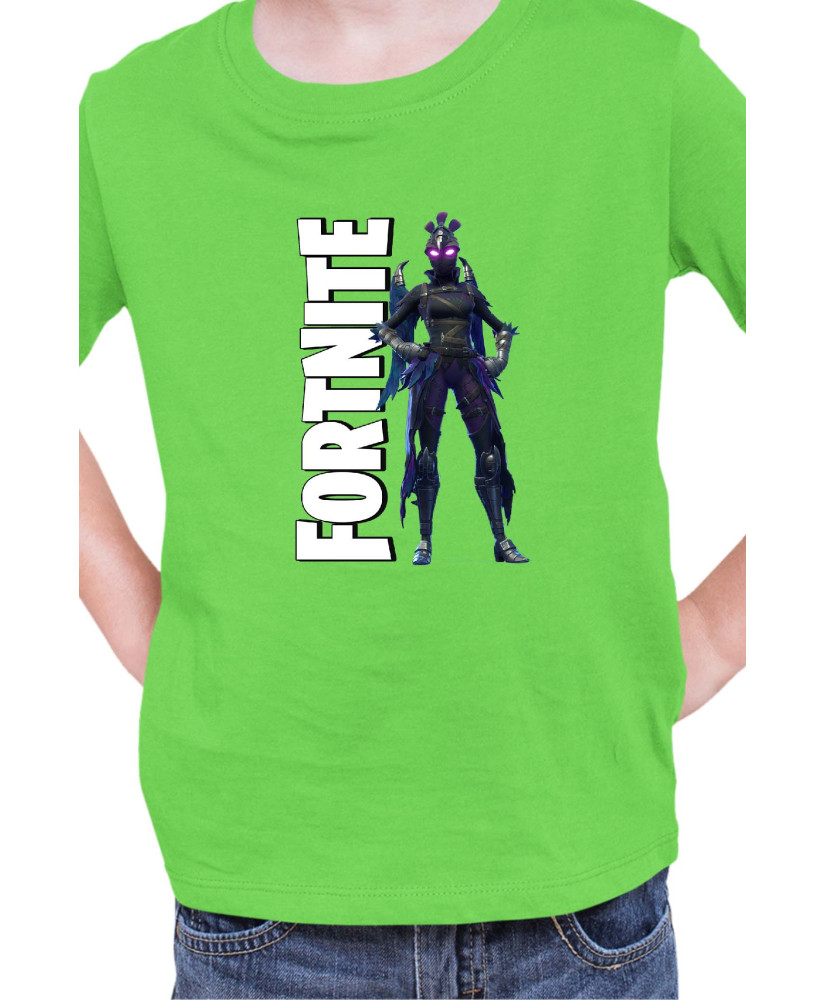 Детска Тениска Fortnite Battle Royale Game Raven 4
