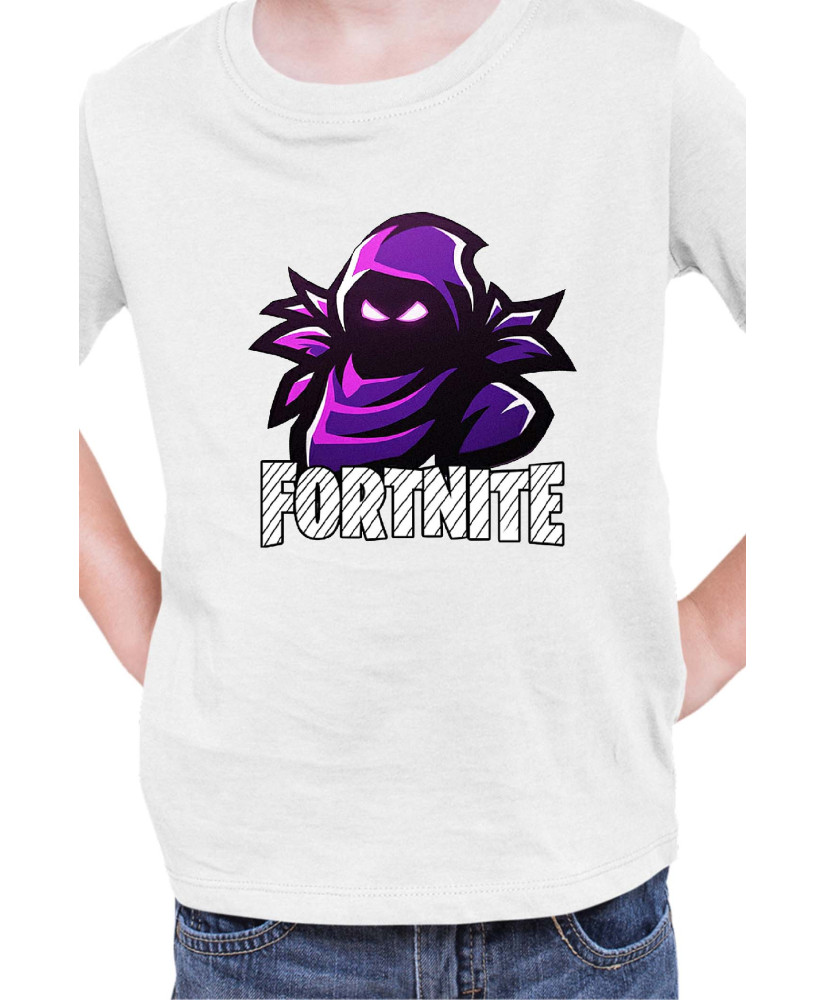 Детска Тениска Fortnite Battle Royale Game Raven Head