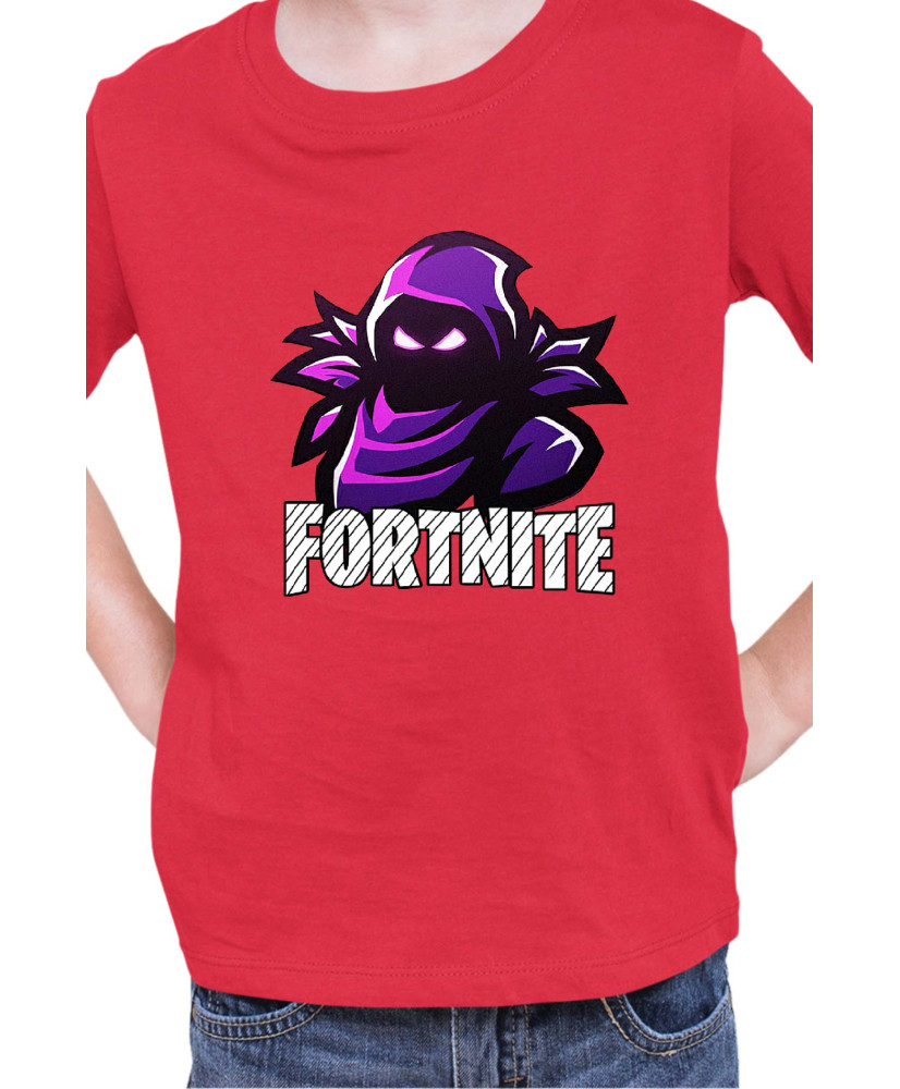 Детска Тениска Fortnite Battle Royale Game Raven Head